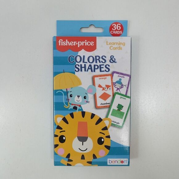 Fisher Price Learning Cards Colors & Shapes and Compare - Picture 1 of 2